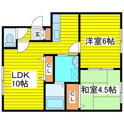 元町駅 徒歩10分 2階の物件間取画像